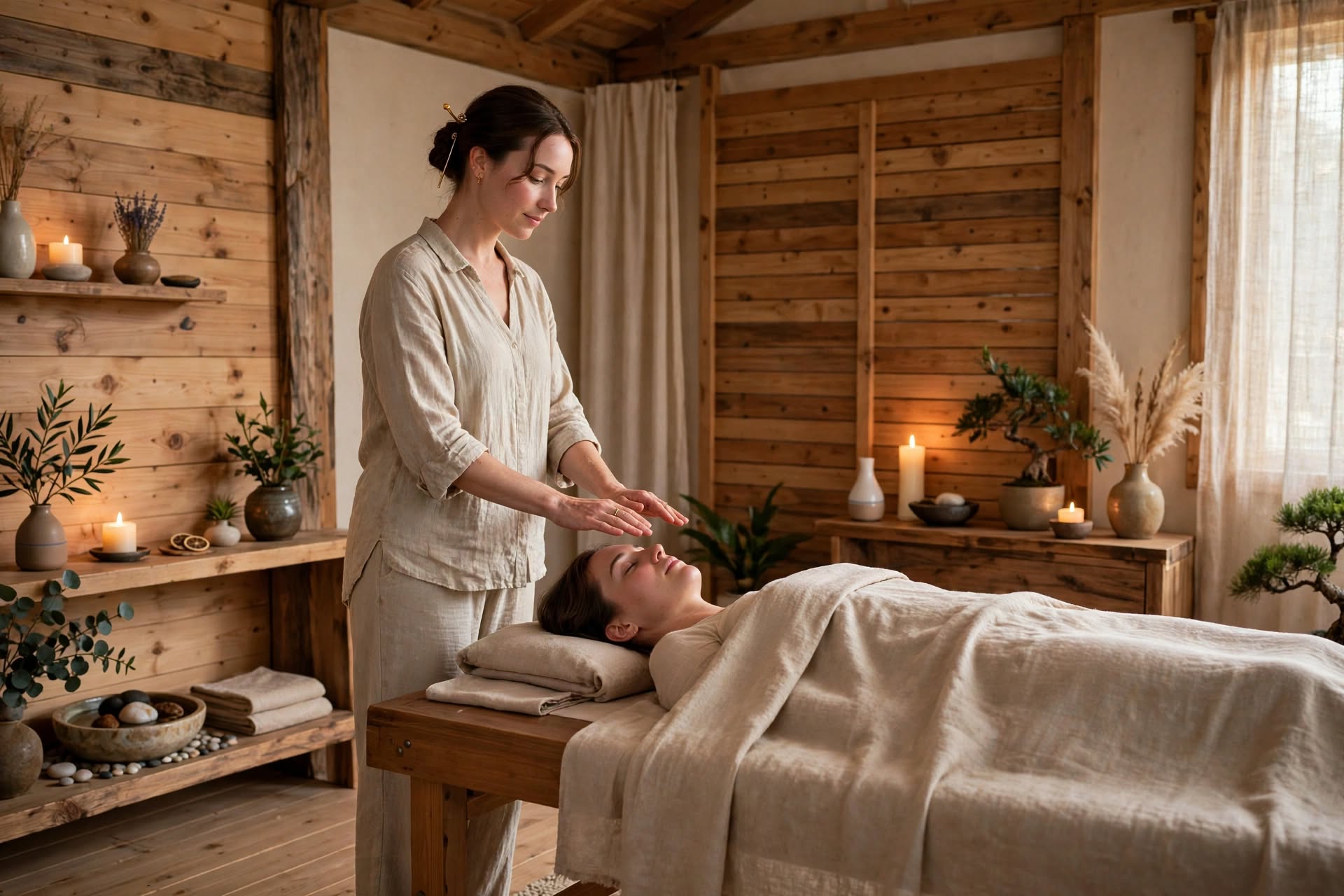 Sesión de Reiki